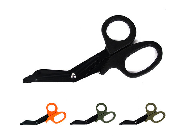 EMT EDC Gear Tactical Rescue Scissor Trauma Gauze Emergency First Aid Shears Outdoor Camping Tools Paramedic Bandage Shears 4 Colors G672F