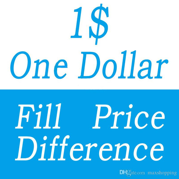One Dollar Fill Price Difference payment for DHL EMS box different extra cost diferent shipping fee etc