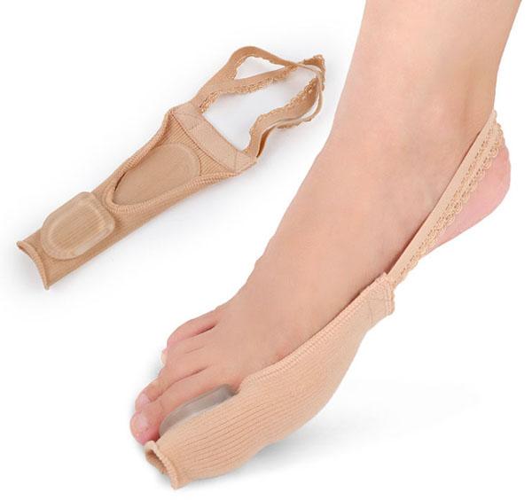 Elastic women toe cap protector no deformation SEBS padded nylon toe cover support S/L with lace strap