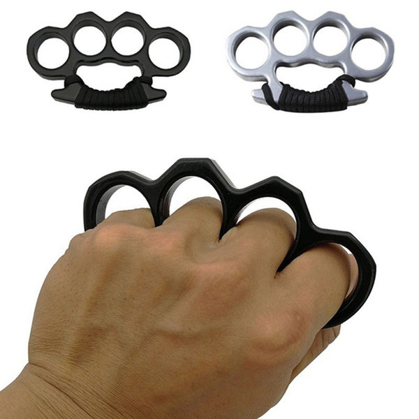 Knuckles Ring Hand Four Finger Alloy Portable Self-Defense Dusters EDC Tool 1PCS