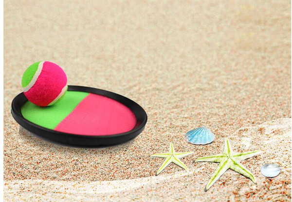 Wholesale 3pcs/set Ball Toys Sticky Target Racket Indoor and Outdoor Fun Sports Parent-Child Interactive Throw and Catch Novelty Items