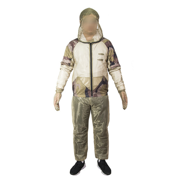 Outdoor Portable Insect Prevent Three Pieces Exploration Mosquito-proof 3PCS Clothes Fishing Camping Visible Tops Pants Mesh Cover Suits