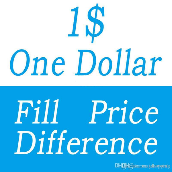 One Dollar Fill Price Difference payment for DHL EMS box different extra cost diferent shipping fee etc
