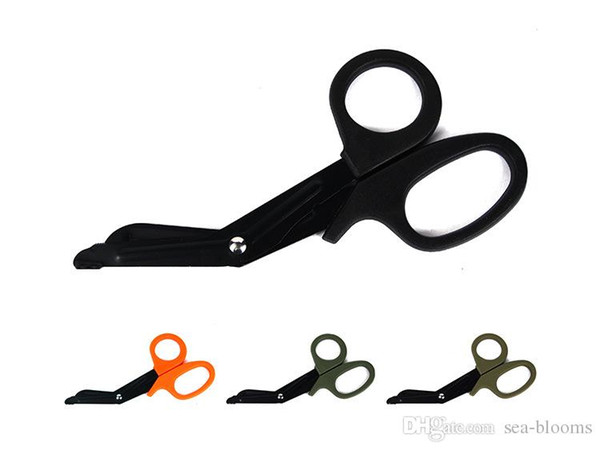EMT EDC Gear Tactical Rescue Scissor Trauma Gauze IFAK Emergency First Aid Shear Outdoor Camping Survival Pocket Shears Tool 4 Colors G672F