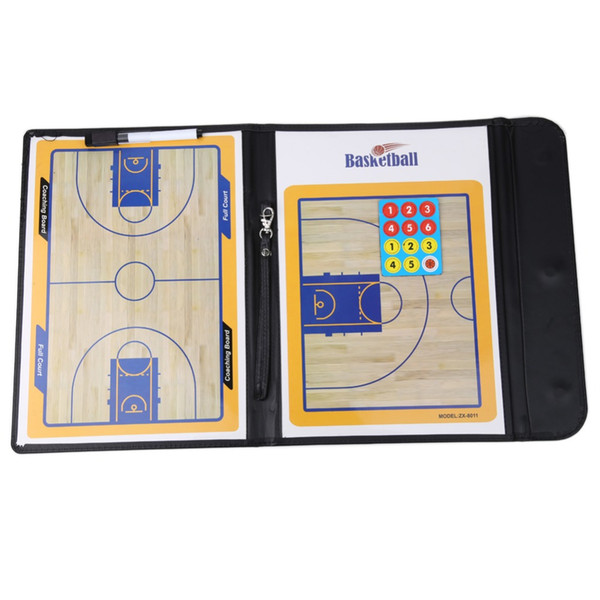 New Basketball Coaching Board Coaches Clipboard Dry Erase w/marker basketball Strategy Board Tactics Luxury Version ISP