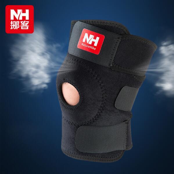 2016high quality Elastic Knee Support Brace Kneepad Adjustable Patella Knee Pads Safety Guard Strap For Basketball Free Size