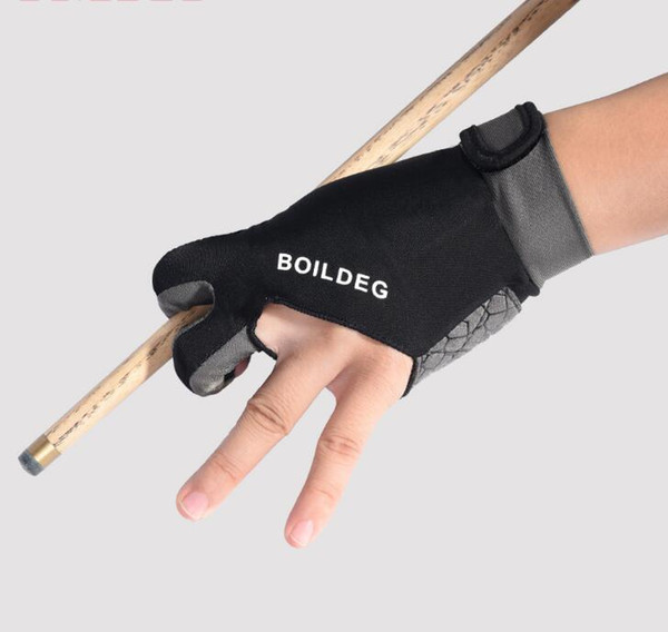 Billiard Gloves Three/Five Fingers Men and Women Fingerless Gloves Billiards Supplies Left and Right Hands Can Wear Breathable Non-slip