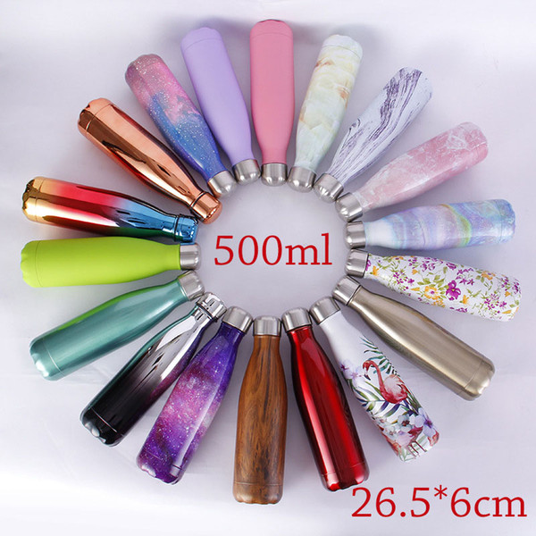 304 Stainless Steel Insulation Cup Cola bottle Vacuum Insulation Cup Creative Tide Outdoor Sports Bottle Running Cup