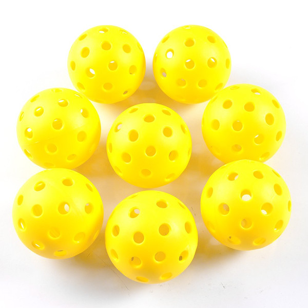Outdoor Pickleballs Set 40 Small Precisely drilled Holes Designed one mesh Bag(8 Pack)