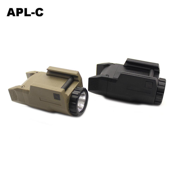 APL-C Tactical Weapon Light Mini Pistol Light Constant/Momentary/Strobe 200 Lumens LED White Light For Hunting