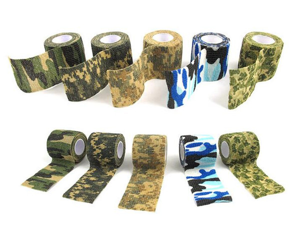 No glue adhesive type telescopic non-woven outdoor hunting hunting camouflage camouflage tape on the tape of driving