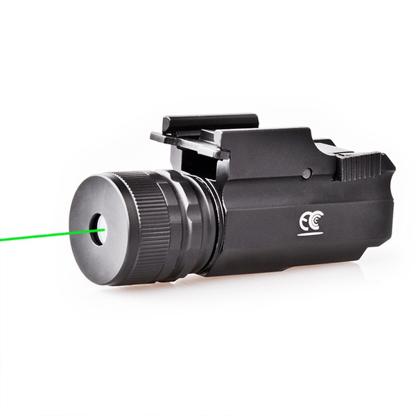 Green laser sight LED tactical strong light flashlight can be aimed to adjust the green laser sight