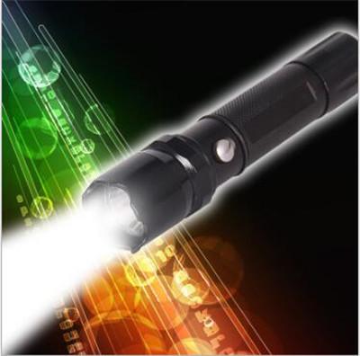 Outdoor led flashlight Mini aluminum alloy Strong light riding flashlight can customize the LOGO Three kinds of light can choose