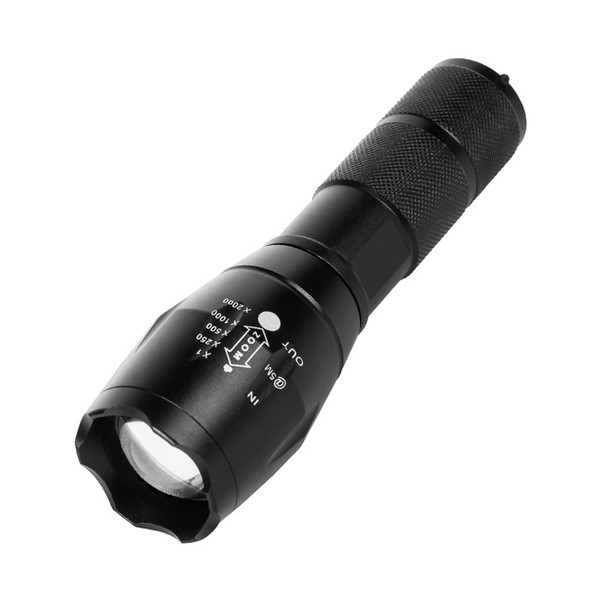 2018 AloneFire E17 XML T6 3800Lumens High Power LED Zoomable Tactical LED Flashlights torch light for AAA or 18650 battery