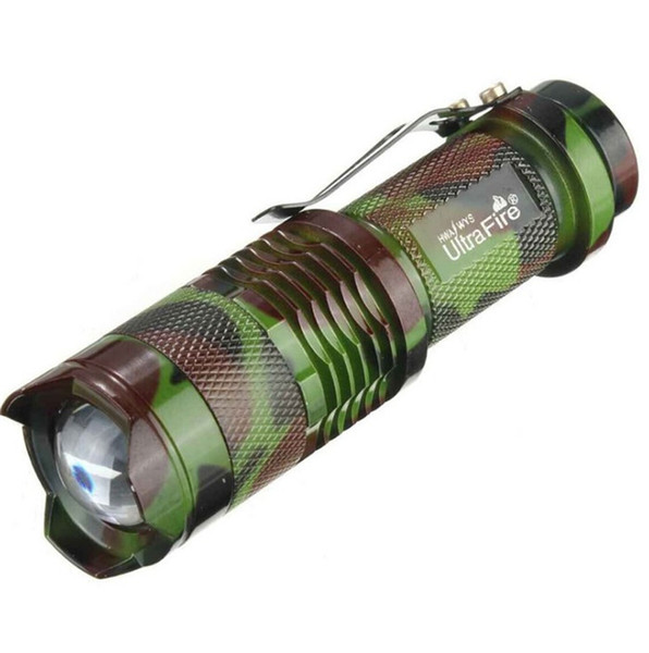 Wholesale Best Tactical Flashlight 2018 LED Flashlight Mini Super Bright 3 Mode Flashlight for Hiking, Hunting, Fishing and Camping