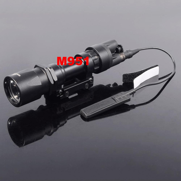 SF Tatical M951 LED Version Super Bright Flashlight Weapon Light Constant and Momentary Output With Remote Pressure Switch