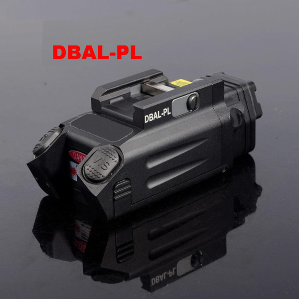 Tactical IR DBAL-PL Weapon light Constant & Strobe Light With Red Laser Pistol Rifle Flashlight for hunting free shipping