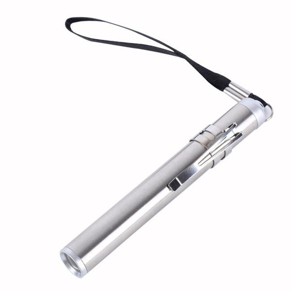 New Mini Round Moon Shape LED Flashlight Pen Focus Torch Lamp Flashlights Small Pocket 1000LM LED Lights