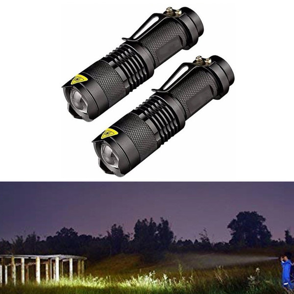 Hot 2018 LED Flashlight Mini Super Bright 3 Mode Tactical Flashlight Best Tools for Hiking, Hunting, Fishing and Camping by DHL