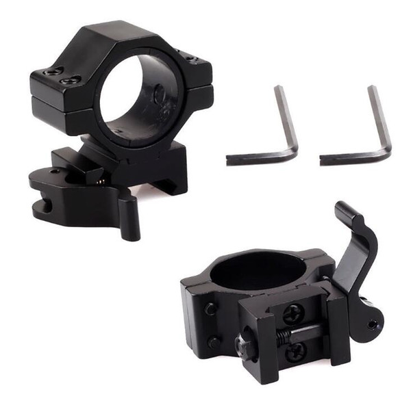 Tactical 25.4mm Ring Scope 10mm Rail Mount Black Color Hunting Weaver Scope Mounts Outdoor Camping Rifle Scope Mount