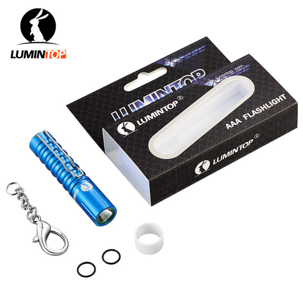 Lumintop Mini Worm Aaa 110 Lumens Keychain Flashlight With Clip +Cree Led Tool Pocket Flashlights Accessories