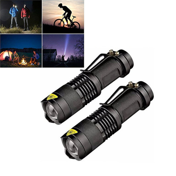 New Arrived 2018 LED Flashlight Mini Super Bright 3 Mode Tactical Flashlight Best Tools for Hiking, Hunting, Fishing and Camping by DHL