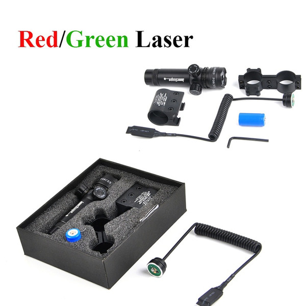 Green Red Dot Laser Sight Tactical Laser Aluminum Rifle Scope Shooting Hunting Airsoft Air Guns Laser Sight Riflescope Caza