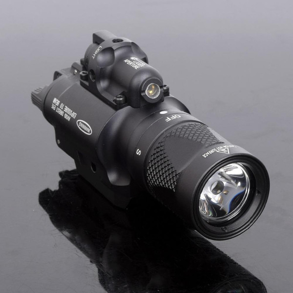 Tactical X400V IR Night Vision Weapon Light Red Laser Combo Pistol LED Flashlight Ultra High Output