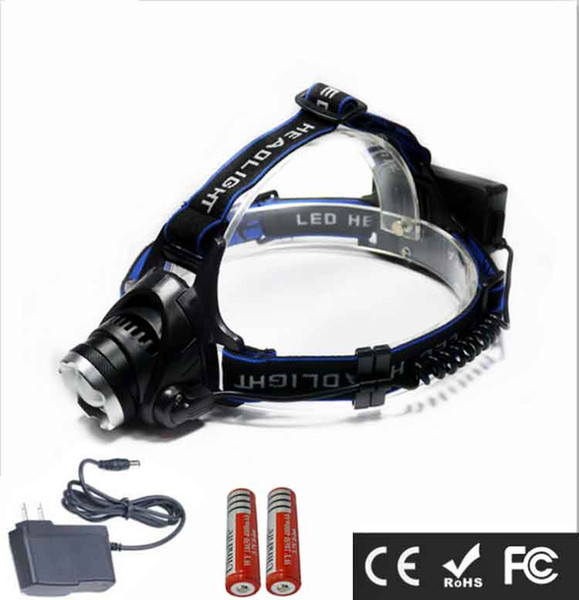 Super Bright 3000LM LED 3-mode 18650 Rechargeable Zoomable Waterproof Camping Hunting Headlamp Headlight Head Torch Lamp