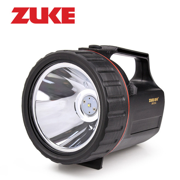 Zuke 5w Rechargeable Led Flashlight Built -In 4800mah 18650 Battery Handy Portable Spotlight Outdoor 330lm Led Torch Searchlight