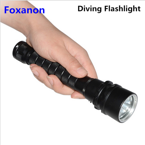 4800lm 3 Leds Diving Flashlight Ip68 Waterproof Cree Xm -L L2 U3 Diving Flashlights Torch Light For Underwater Diver Lighting