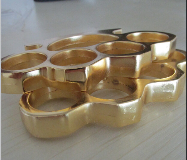 new 1pcs THICK THICK 12mm BRASS KNUCKLES KNUCKLE DUSTER Gold silver free shipping