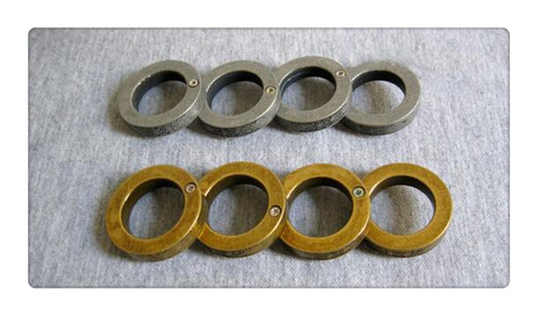 Knuckle duster belt buckle F-S THICK CHROMED KIRSITE BRASS KNUCKLES DUSTERS Boxing Protective Gear FREE SHIPPING