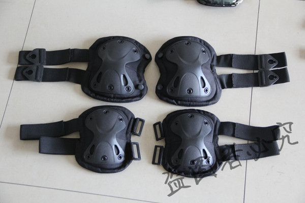 4pcs/set Tactical Extreme Sports Safety Protective Gear Elbow Pads & Knee Pads For CS Outdoor Equipment tactical accessories