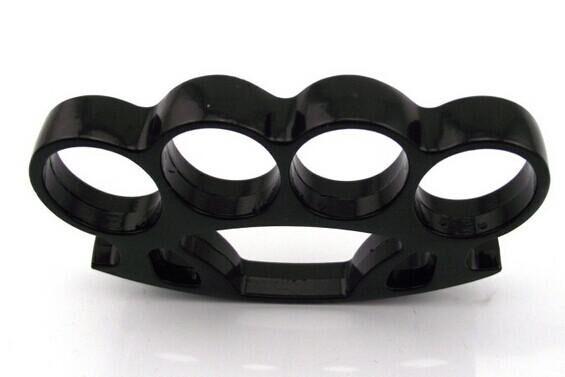 QTY 1 FAT BOY RENEGADE THICK BLACK BRASS KNUCKLE DUSTERS