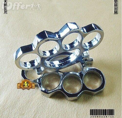 1pcs THICK THICK 12mm BRASS KNUCKLES KNUCKLE DUSTER Gold and silver free shipping