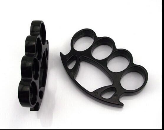 QTY1 FAT BOY RENEGADE THICK BLACK BRASS KNUCKLE DUSTERS