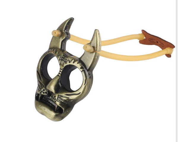 Wholesale Tauren slingshot Head KNUCKLE DUSTERS BRONZE Self-defense equipment