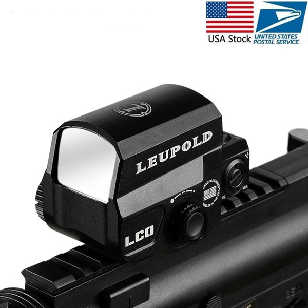 LCO Tactische Red Dot Sight Rifle Scope Jacht Scopes Reflex Sight Met 20mm Rail Mount Holografische Zicht