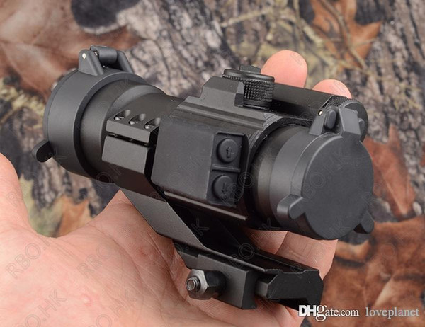 Pyramid tactical 1x32 Push button switch red dot sight scope hunting shooting M7604