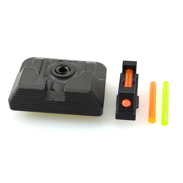 Sight Set .230 Fiber Optic Front Rear Sight Combat v3 for standard models 17 17L 19 22 23 24 26 27 33 34