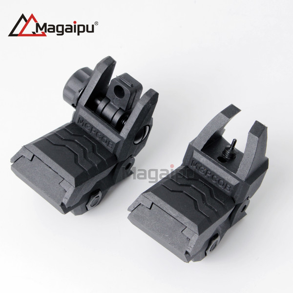 Mgpcqb floding back-up polymer sight front and rear hunting Rifle scopes for 20mm rail mount AR15 M4 arisoft