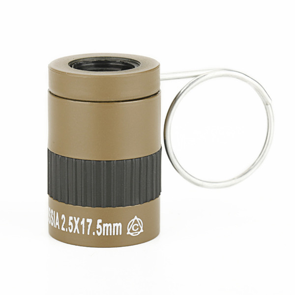 Mini Pocket Mini telescope 2.5X17.5mm super miniature finger button telescope