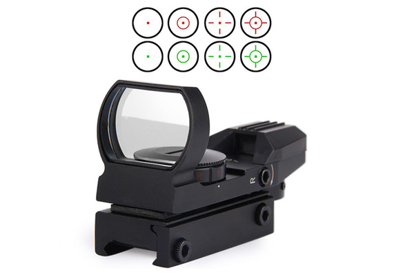 Hot 22mm Rail Riflescope Hunting Optics Holographic Red Dot Sight Reflex 4 Reticle Tactical Scope Collimator Sight