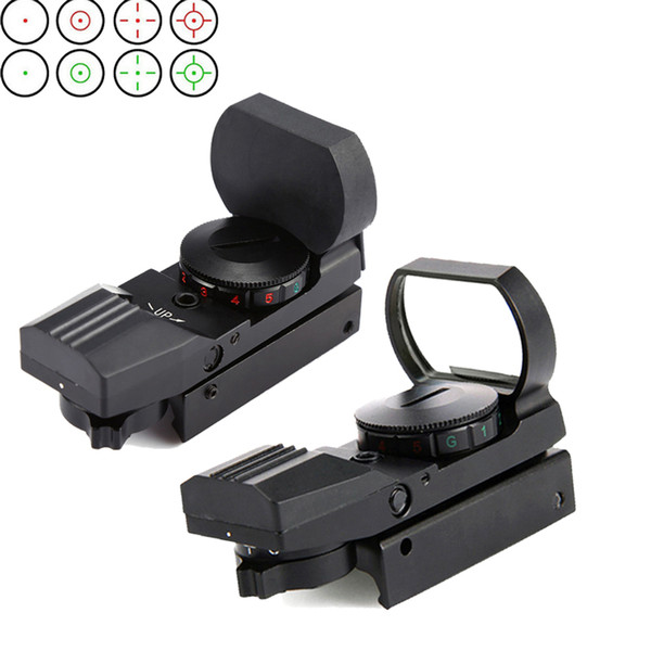 1pcs 11 Mm / 20 Mm Rail Riflescope Hunting Optics Holographic Red Dot Sight Reflex 4 Reticle Tactical Scope Collimator Sight