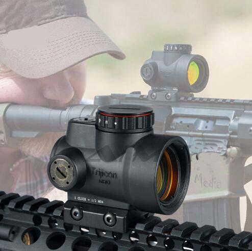 MRO Red Dot Sight 2 MOA AR Tactical Optic Trijicon Hunting Scopes With Low and Ultra High QD Mount fit 20mm Rail