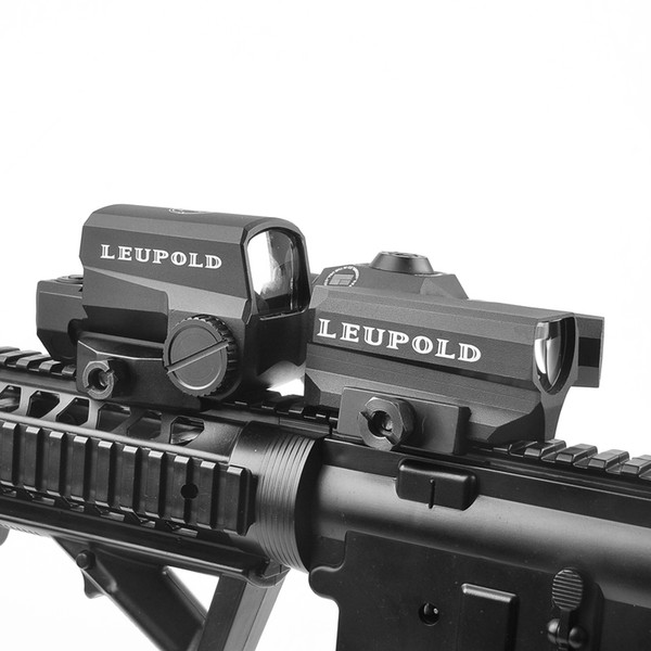 LEUPOLD Dual-Enhanced Optical Sight D-EVO Reticle Rifle Scope with LCO Red Dot Reflex Sight Holographic Sight for Hunting