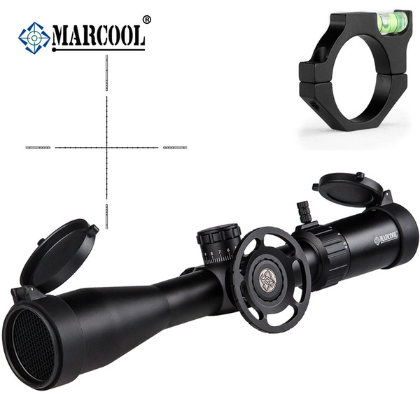 MARCOOL Optics 4.5-18X44 SF Aim Guns Telescopic Sight Riflescope Telescope For Hunting With Free Accessory Bubble Mount Rings