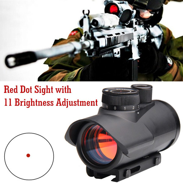 Tactical Hunting Holographic 1 x 30mm Red Dot Sight Scope 11mm & 20mm Weaver Rail Mount