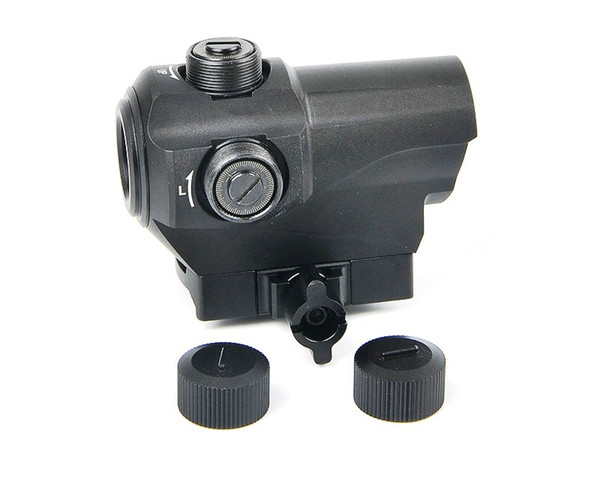 D10 Red Dot Sight 1.5MOA Tactical sight with Riser Mount fit 20MM QD Picatinny Rail for Hunting Scopes